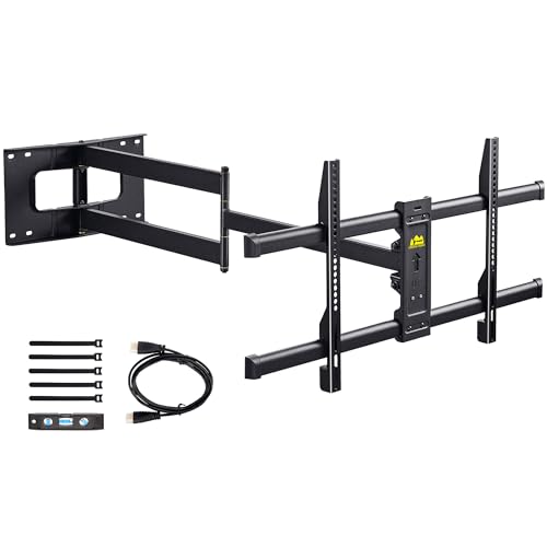 undefined FORGING MOUNT超長アーム テレビ壁掛け金具 42-80型LCD/LED対応 壁掛けテレビ金具 109cmロングアーム 耐荷重50kg フルモーション式 前後&左右&上下多角度調節 VESA600x400mm 水平器/ケーブルタイ/壁プレートテンプレート/HDMIケーブル付き の商品画像 6