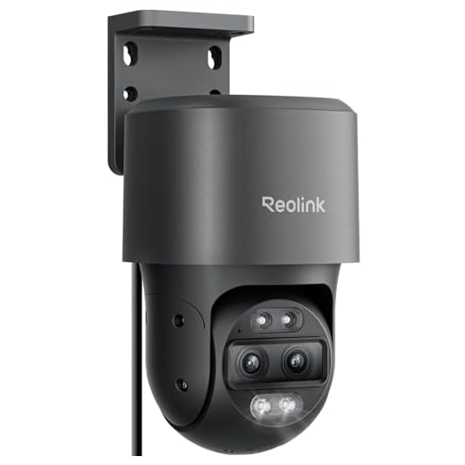 Reolink 4K 8MP PTZ PoE Überwachungskamera Außen mit Dual-Objektiv, 6X Hybridzoom, 355°/90° Schwenkbar, Auto-Tracking, Farbnachtsicht, Personen-/Fahrzeug-/Tiererkennung, 2-Wege-Audio, TrackMix PoE Grau