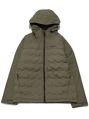 ColumbiaグランドトレックIIダウンフードジャケット WE5083-397 Stone Green