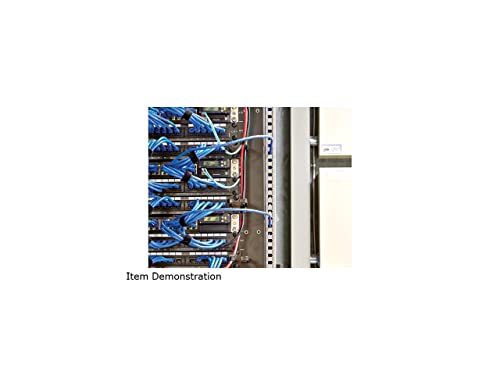StarTech 5.6 pies Gestión de Cables para Rack de Servidor, TAA (AD105X1) | Canaleta Abierta 2in x 1in para Redes y Datos con Cubierta miniatura 5