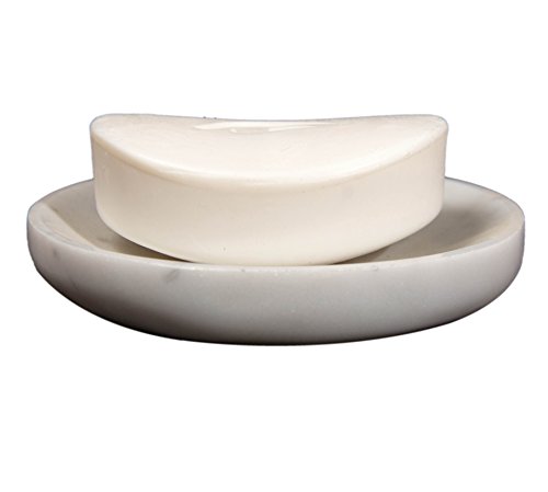 Craftsofegypt White Marble Soap Dish - Polished And Shiny Marble Dish Holder – Beautifully Crafted Bathroom Accessory #TOP2
