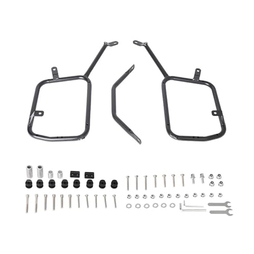 Porte-bagages arrière moto TRK502 avec support de boîte latérale robuste