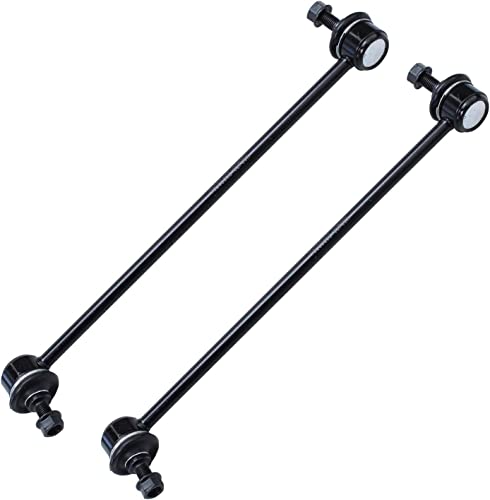 Image of Detroit Axle - Front Struts with Coil Spring + Sway Bars Outer & Inner Tie Rods Replacement for 2001-2006 Mazda MPV - 10pc Set