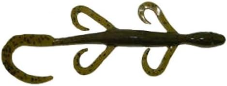 Big Bite Baits 6-Inch Pro Lizard Lure (100-Pack) Green Pumpkin
