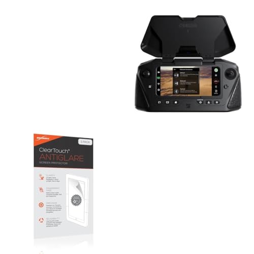 BoxWave Screen Protector Compatible with Skydio Enterprise Controller - ClearTouch Anti-Glare (2-Pack), Anti-Fingerprint Matte Film Skin