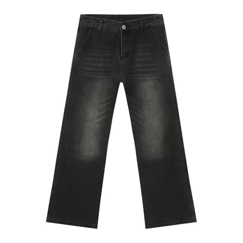 Men's Denim Jeans Korean Style Relaxed Slim Fit Weekend Casual Commuter Daily Pants for Men2