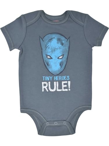 Marvel Avengers Spider-Man Black Panther Hulk Baby 3 Pack Bodysuits Newborn to Infant3