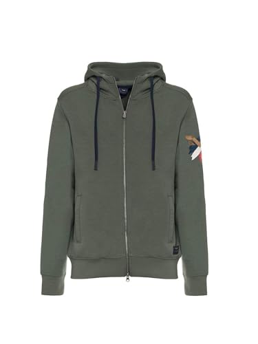 Sweatshirt à Capuche Homme Zippé Armata di Mare Gilet Sport Chic