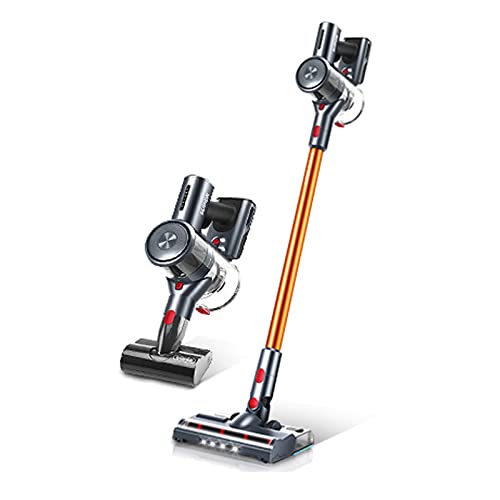 WXZY Aspiradora Sin Cable 200W, 15000pa Aspirador Vertical Potente, Dos Velocidades Ajustables, Recargables, 3 En 1 Aspiradora Sin Cable De Mano,succión Y Arrastre En Uno Cover