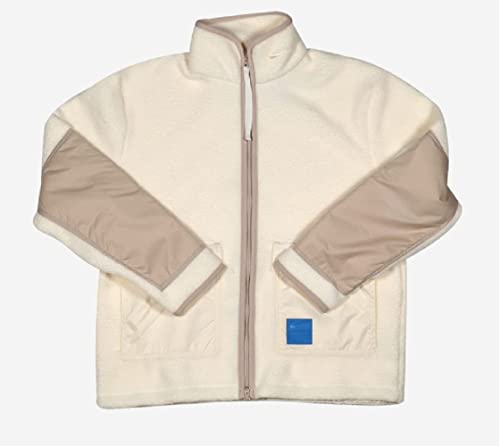 NIKE(ナイキ) ウール ハイパイルフリース ボアジャケット シェルパジャケット L(176-184cm) 国内正規品 DO3435 クリームホワイト