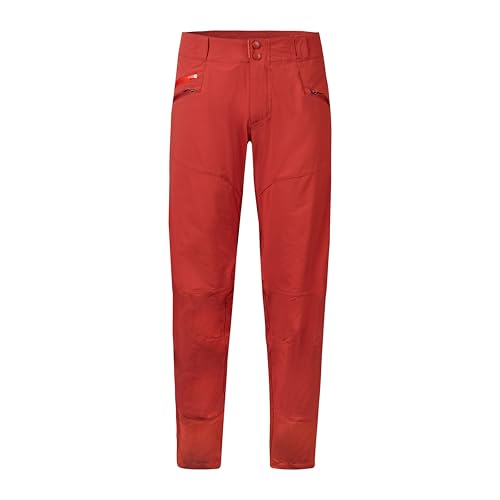 Endura Calça masculina de ciclismo de montanha SingleTrack compatĂvel com forro ClickFast vermelho tijolo, grande