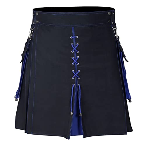 Robe de vacances écossaise asymétrique avec pantalon effilé intégré - 2