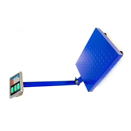 Báscula digital de piso y banco LCD 660lbs azul miniatura 4