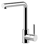 Rotazione canna 360 gradi Gessi - Miscelatore monocomando Neutron 17155 031 finitura cromo