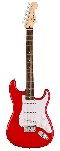 Image of Fender Squier Sonic Stratocaster HT - Torino Red Bundle with Frontman 10G Amp, Tuner, Strap, Cable, Picks, and Austin Bazaar Guitar DVD