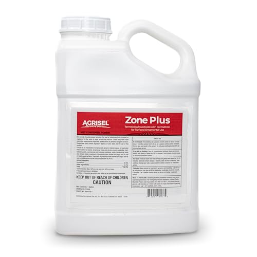 Image of Agrisel Zone Plus Insect & Pest Control, Eco-Friendly, 128 Ounce | Broad Spectrum, for Indoor & Outdoor, Effective Against 100 Pests