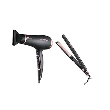 Conjunto Especial Black Rose Line, Mondial, Preto/Golden Rose, SC-37: 2000; P-27: 35W, 220V - KT-90