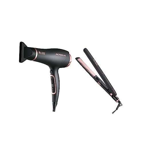 Conjunto Especial Black Rose Line, Mondial, Preto/Golden Rose, SC-37: 2000; P-27: 35W, 110V - KT-90