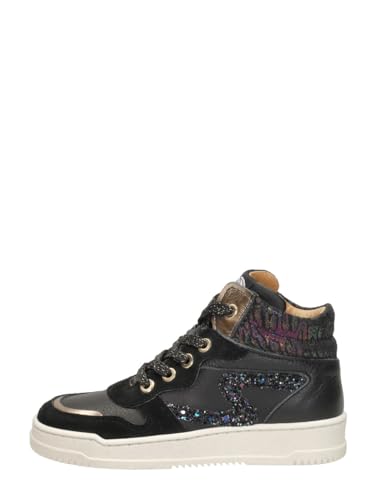 Chaussures montantes noires confortables contre la fatigue des pieds