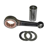 Características del producto: hecho de metal de buena calidad, doble proceso de forja para mejorar el flujo de fibra, ranuras de ventilación laterales curvas especialmente diseñadas para la máxima lubricación de los cojinetes de biela