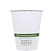 100% Compostable Cups by World Centric, Double Wall Hot Paper Cups, 8 oz, White (Pack of 1000)