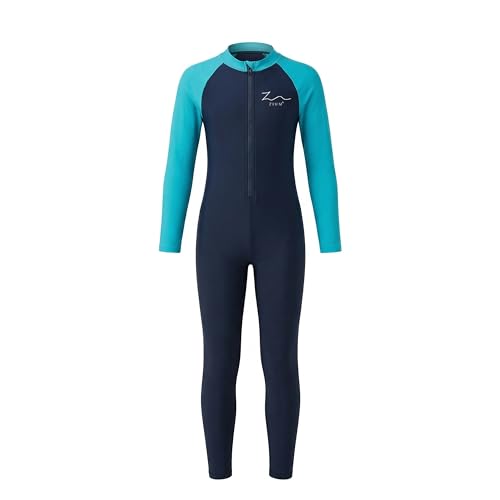 Image of ZIUM Girls 4 Way Lycra Swimsuit Cum Diving Suit with Print & Plain Options