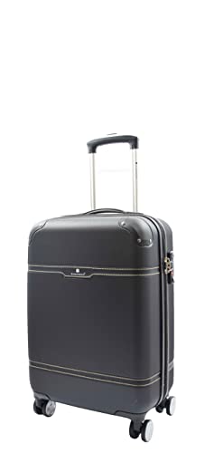 Valise extensible noire 4 roues pivotantes House Of Leather Deluxe