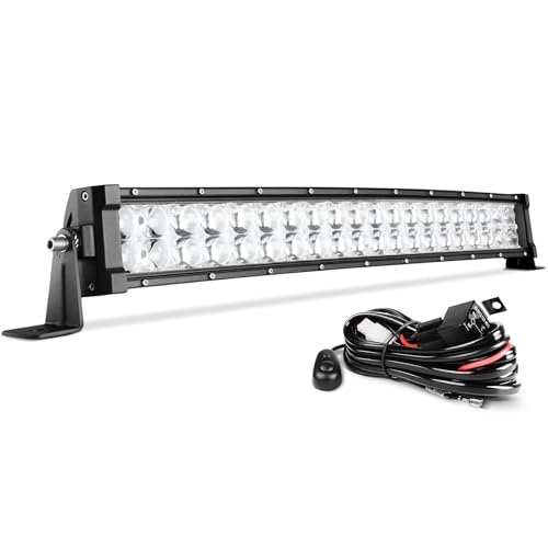Image of DWVO 22 Inch LED Light Bar (24 inch w /Mounting Bracket) Spot & Flood Combo Beam