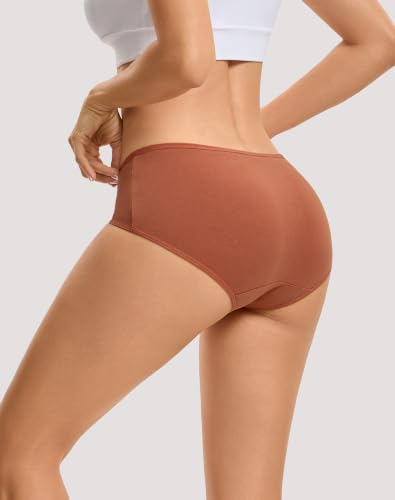 Image of INNERSY Womens Underwear Cotton Hipster Panties Regular & Plus Size 6-Pack