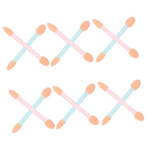 MERRYHAPY Disposible Eyeshadow Brush Set 24pcs Dual Sided Sponge Sticks for Makeup