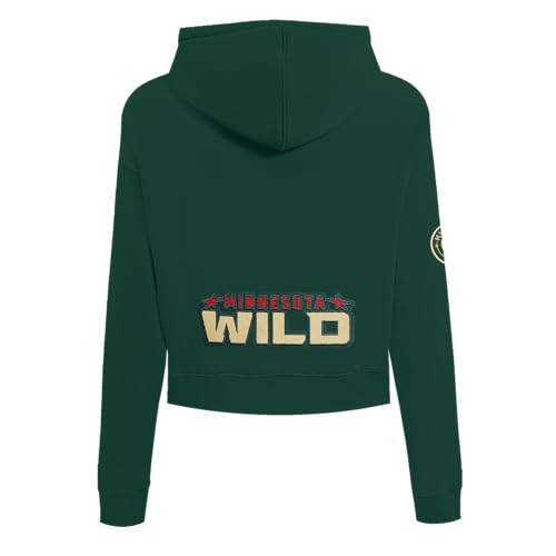 Sudadera NHL Pro Standard de mujer verde Forest Green con capucha cómoda talla M 2