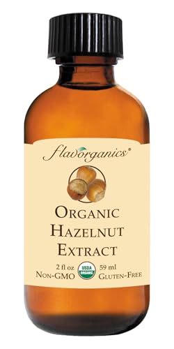 Flavorganics Organic Extract, Hazelnut, 2 Ounce