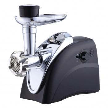 400 Watt Electric Meat Grinder and Sausage Stuffer in Black