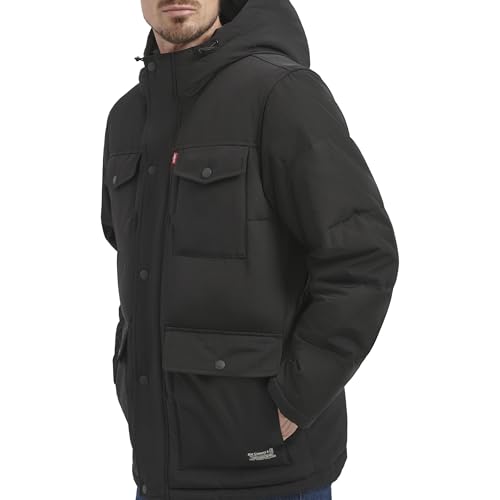 Image of Levi's Men's Arctic Cloth Quilted Performance Parka