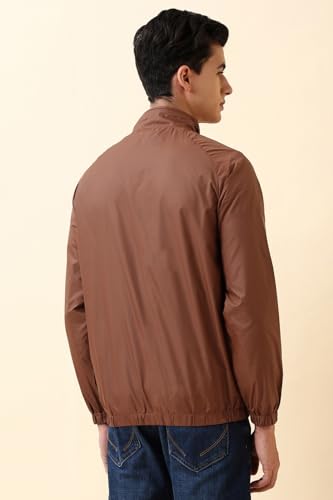 Image of Allen Solly Men's Regular Fit Solid Windcheater Jacket