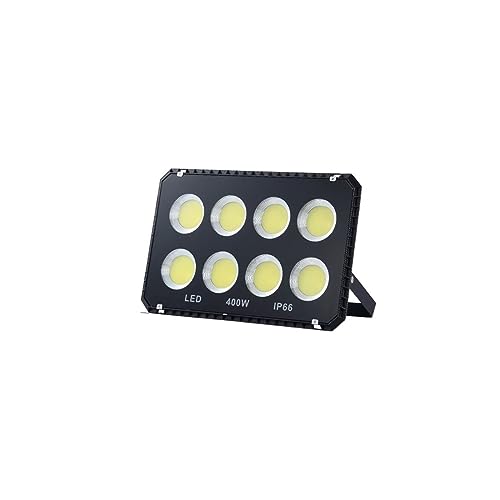 Projecteur LED extérieur 400W 3000K Éclaira blanc chaud pour éclairage de grand jardin