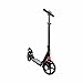 WZWHJ wunderschönen Faltbarer Roller Freestyle-Roller, großer Radroller, Faltbarer tragbarer Pendler-Roller mit verstellbarem Lenker, Nicht elektrisch, 220 Pfund (schwarz) (Color : Black)