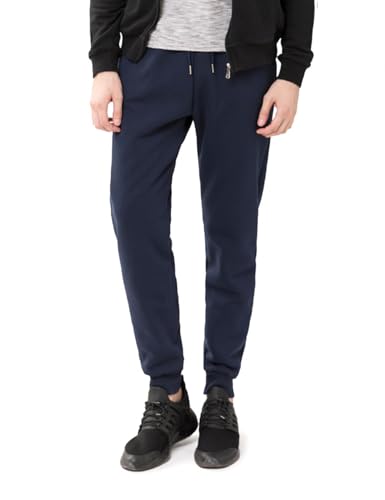 Flygo Men's Fleece Lined Sherpa Sweatpants Winter Warm Pants Jogger Lounge Athletic Pant with Pockets