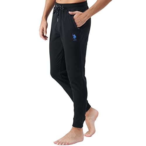 Image of U.S. Polo ASSN. Men's I604 Mid Rise Drawstring Waist Longe Joggers