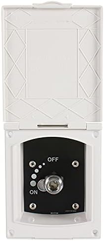 White Exterior Shower Box Kit for Caravan RV Boat Motorhome(Only Shower Box)