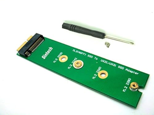 M.2 NGFF SSD To PCi-e mSATA 18 Pin Adapter Card SSD For Asus Zenbook UX31 UX21 e