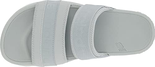 New Balance Women's 202 V2 Sandal, Light Aluminum/White/Silver Mink, 5