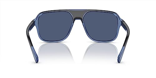 Dolce & Gabbana DG6134 Men's Sunglasses Transparent Blue/Black/Dark Blue 573