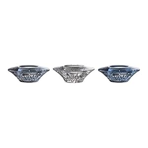 Waterford 2020 Lismore Votive Set of 3 Topaz Ombre Mix