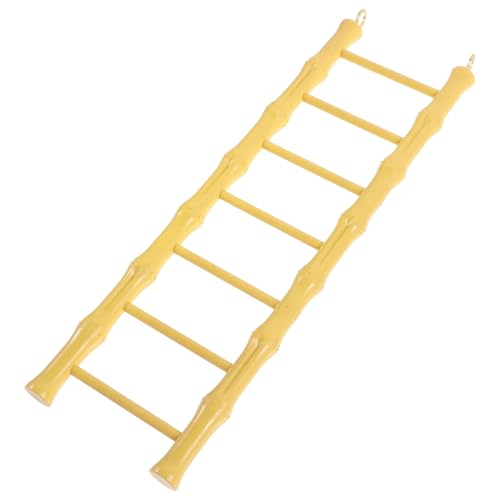 CORHAD Parrot Training Ladder Bird Climbing Steps Toy Mini Ladder for Cockatiels Plastic Safety for Birds Hamsters