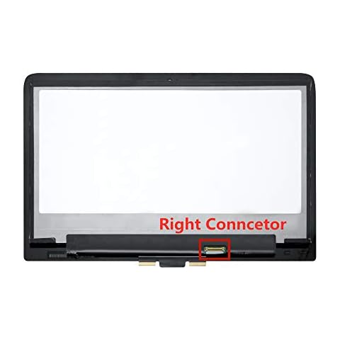 Rixiang 13.3" LCD Display Touch Digitizer Screen Glass Assembly for HP Pavilion X360 13-S 13-S104TU 13-s150sa 13-s052sa 13-S1000(Right Connector) (19201080) Cover