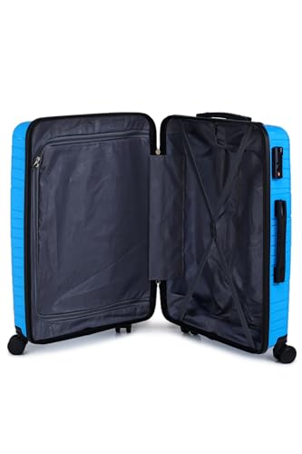 Image of ACEPACK Dawn Small Size Lightweight Luggage - Recyclable Polypropylene, Anti-Theft Double Safety Zipper, Built-in Number Lock, 3-Year Warranty (20,Aquarius Teal)