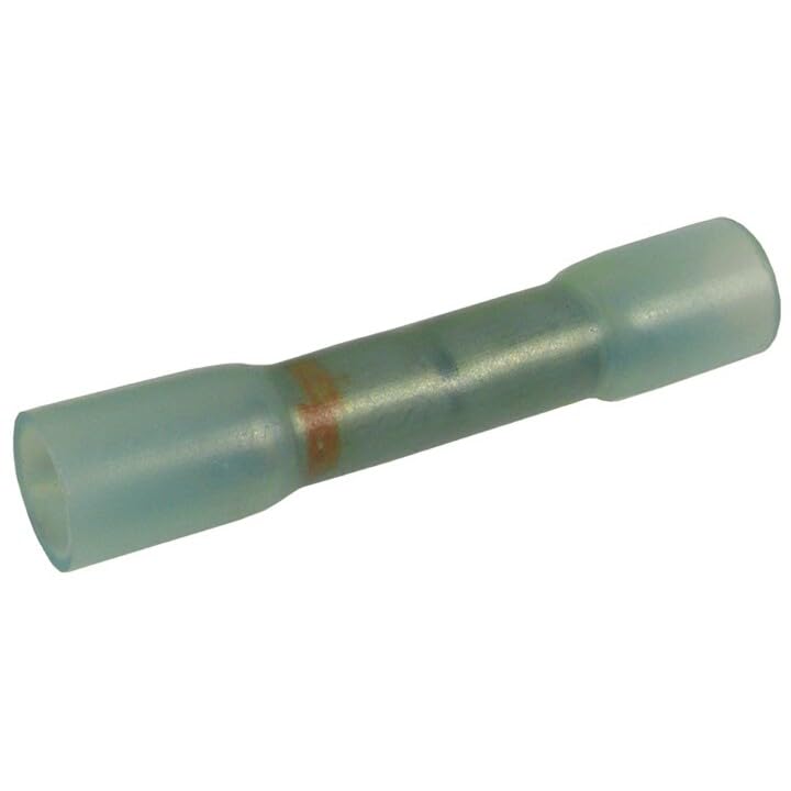 Pico 2265GT 16-14 AWG to 22-16 AWG Blue with Red Stripe Electrical Wiring Step Down Heat Shrink Butt Connectors 25 per Package