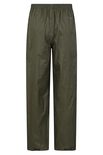 Mountain Warehouse Pakka Mens Waterproof Rain Overtrousers - Packable & Quick Dry Pants with Taped Seams & Adjustable Ankle Opening - for Autumn Winter, & Outdoors - Image 5