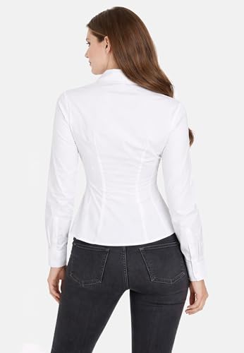 Chemise cintrée col à revers femme - vue 7